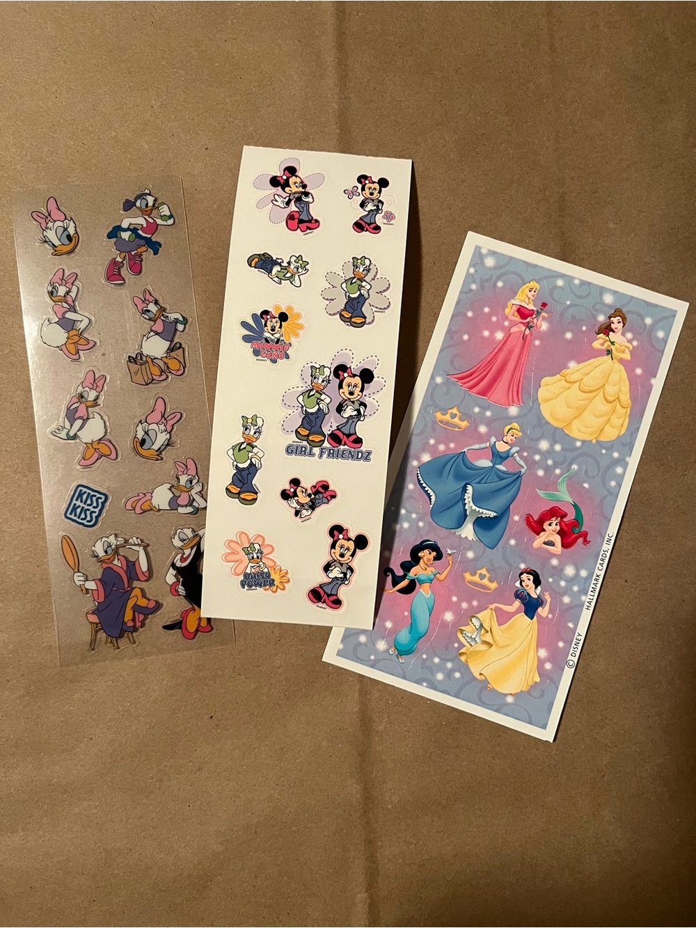 Disney Princess & Classic Character Sticker Sheets
